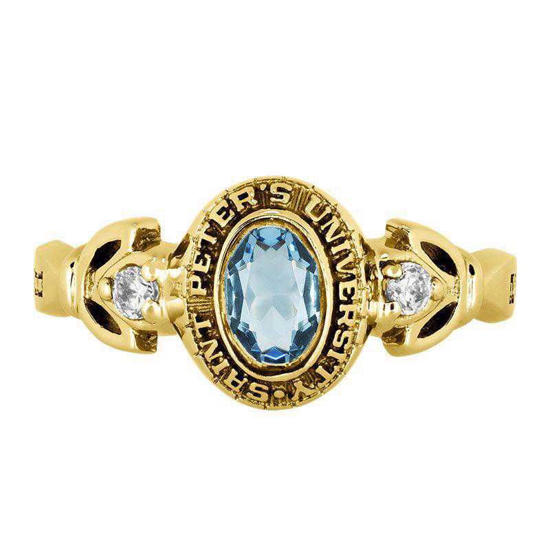 Saint Peter's University Women's Twilight College Ring with