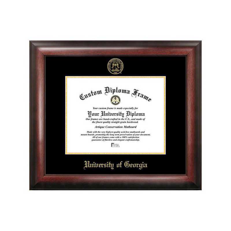 Campus Images GA973GED-1714 17 X 14 In. Georgia State University Gold Embossed Diploma Frame Satin Mahogany