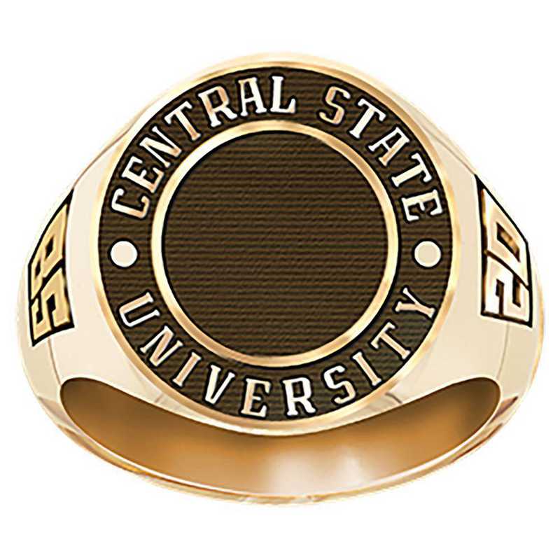 Men's Round Medallion Signet Ring