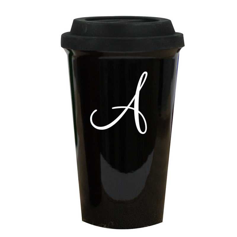 L990613BK: Latte Mug Black 1 intial