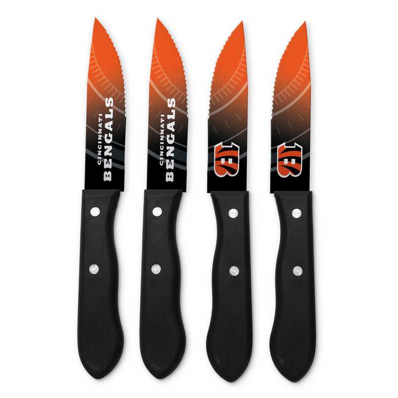 TSV  Cincinnati Bengals Steak Knives: Unisex
