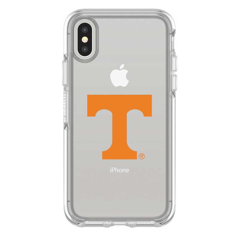 IPH-X-CL-SYM-TEN-D101: FB Tennessee iPhone X Symmetry Series Clear Case