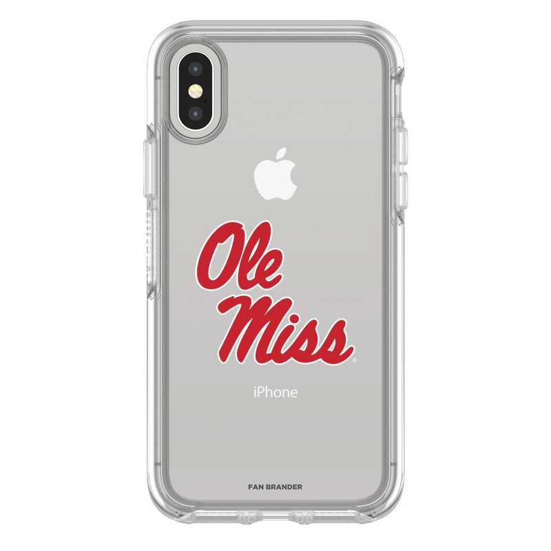 IPH-X-CL-SYM-MS-D101: FB Mississippi iPhone X Symmetry Series Clear Case