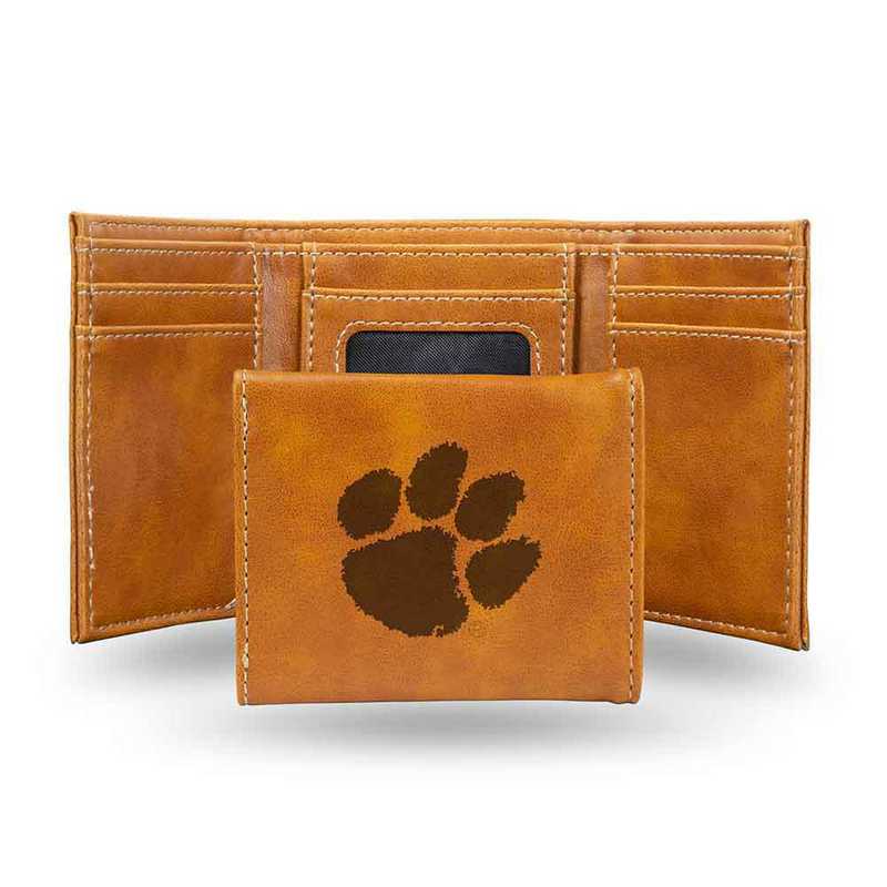 NCAA Clemson Tigers Leather Bi-fold Wallet 