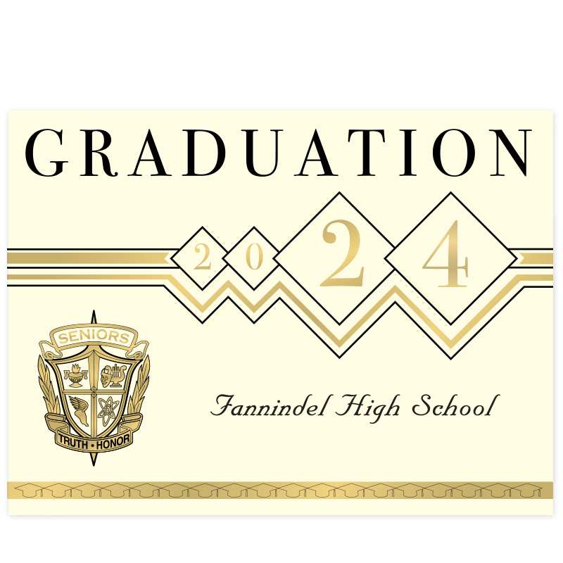 Digital Official Graduation Announcements with Name
