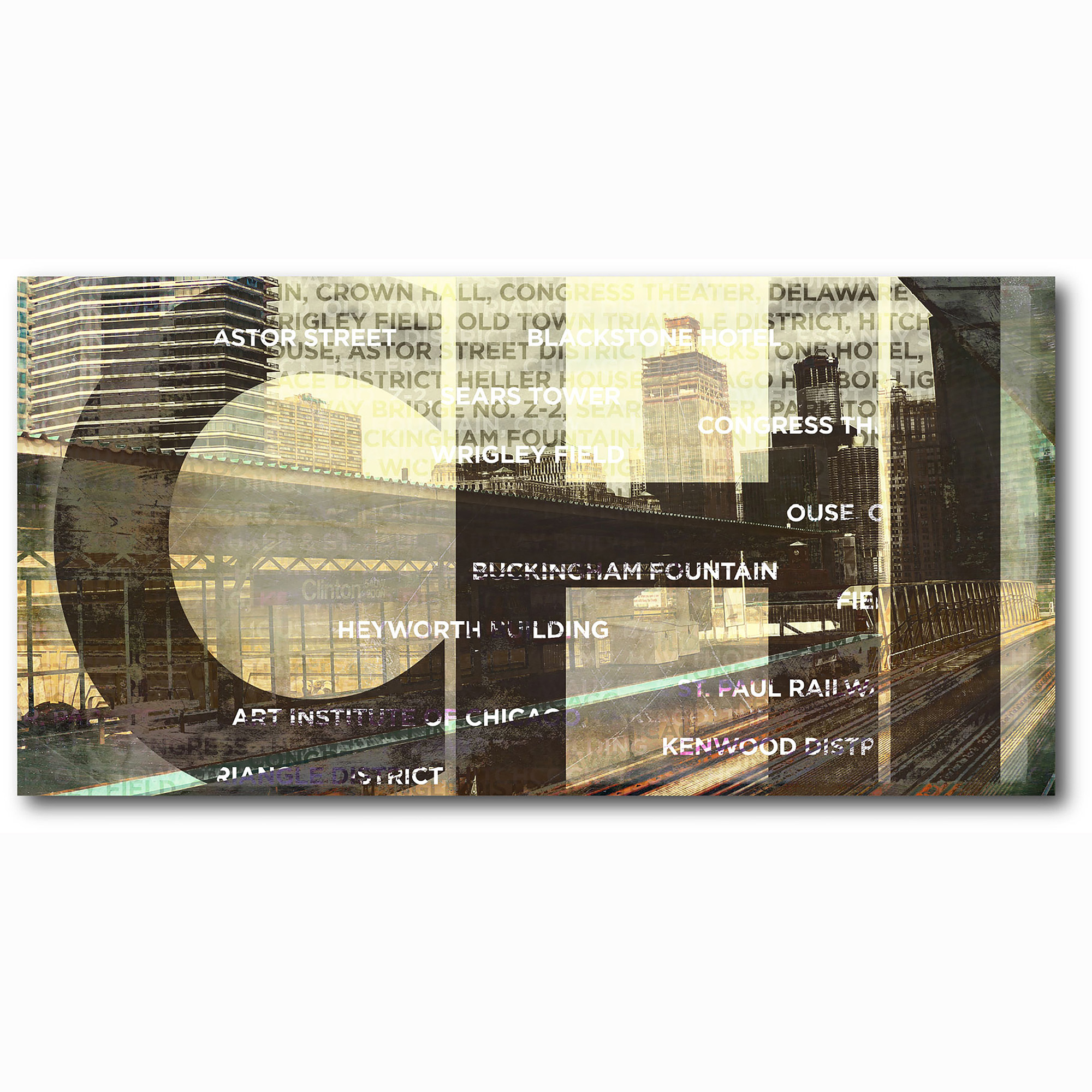 The Windy City 12 X 24 Canvas Wall Art