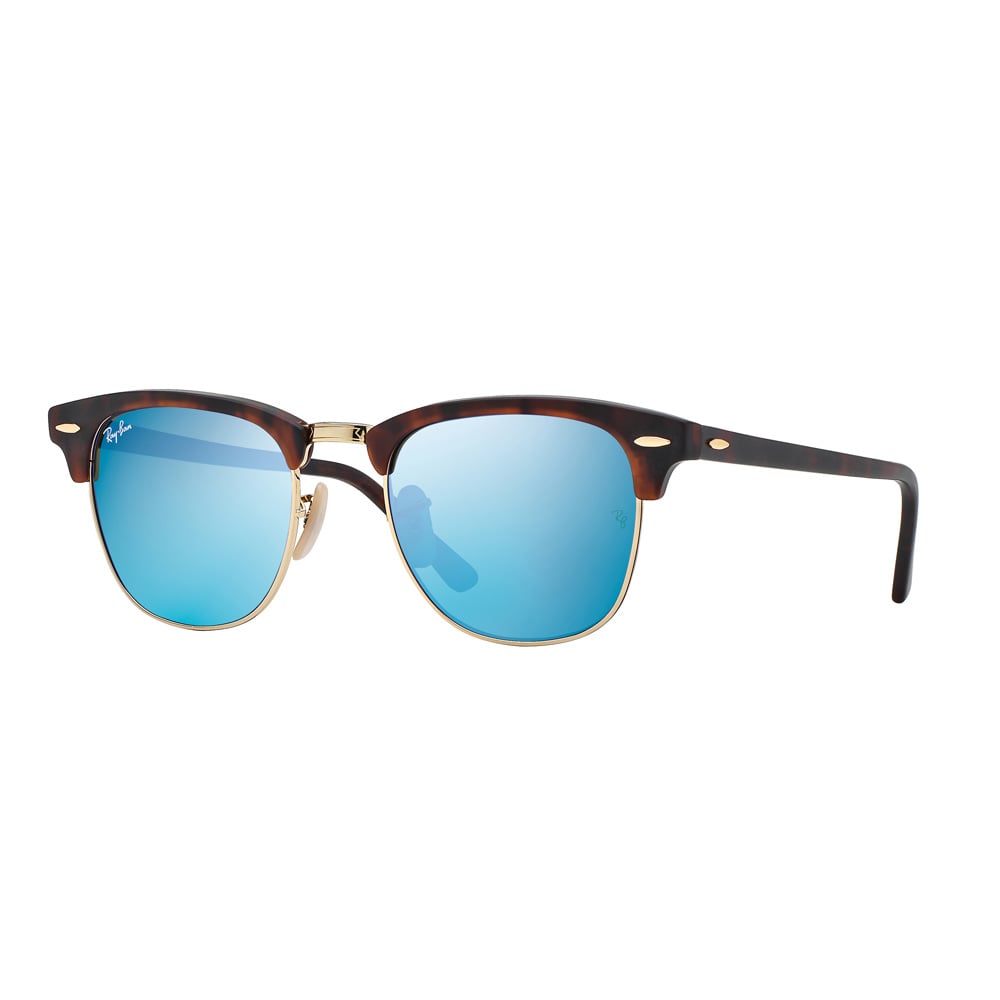 clubmaster sunglasses blue lens