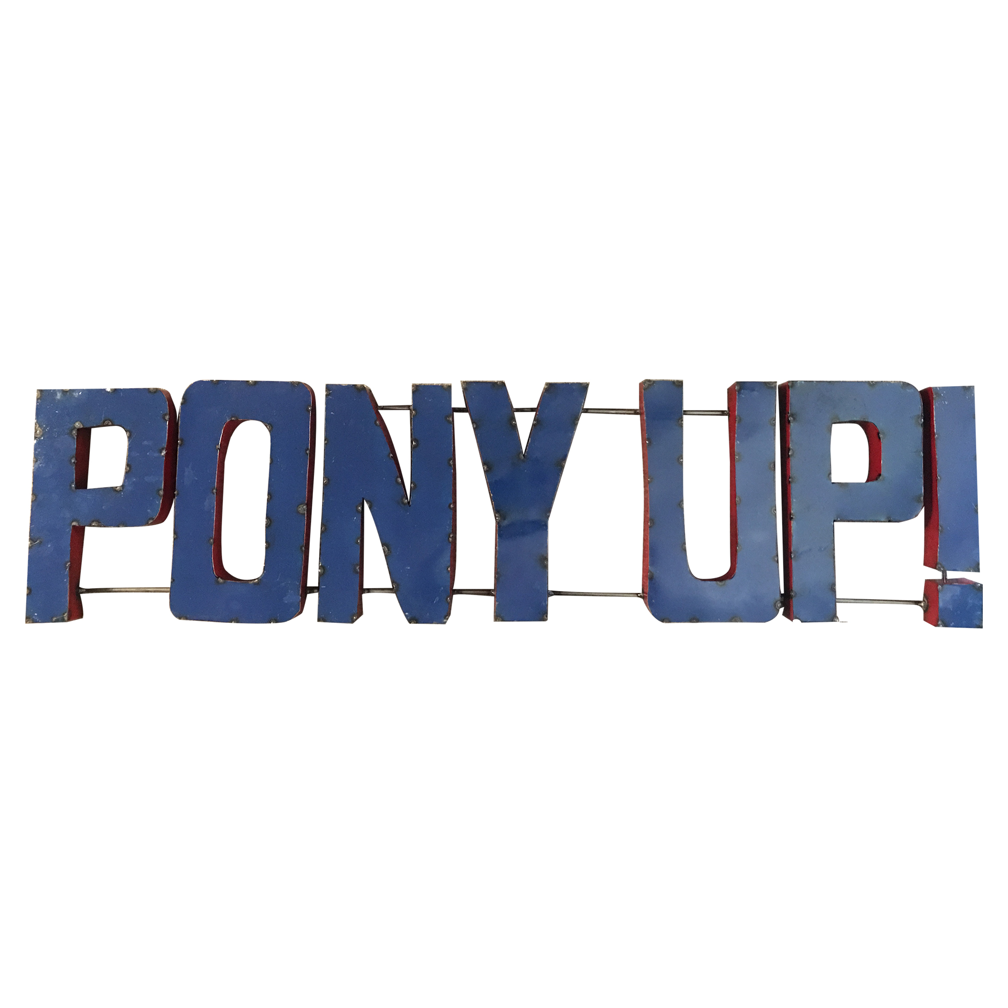 Smu Pony Up Collegiate Metal Sign