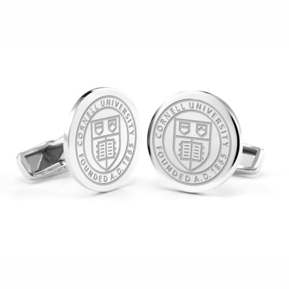 Lex & Lu LogoArt Gold Plated Sterling Silver Cornell University Cuff Links