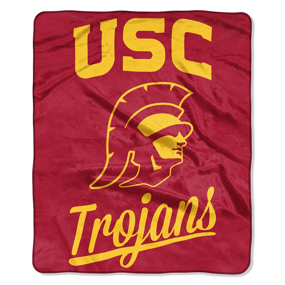 Usc Alumni Raschel Throw Blanket