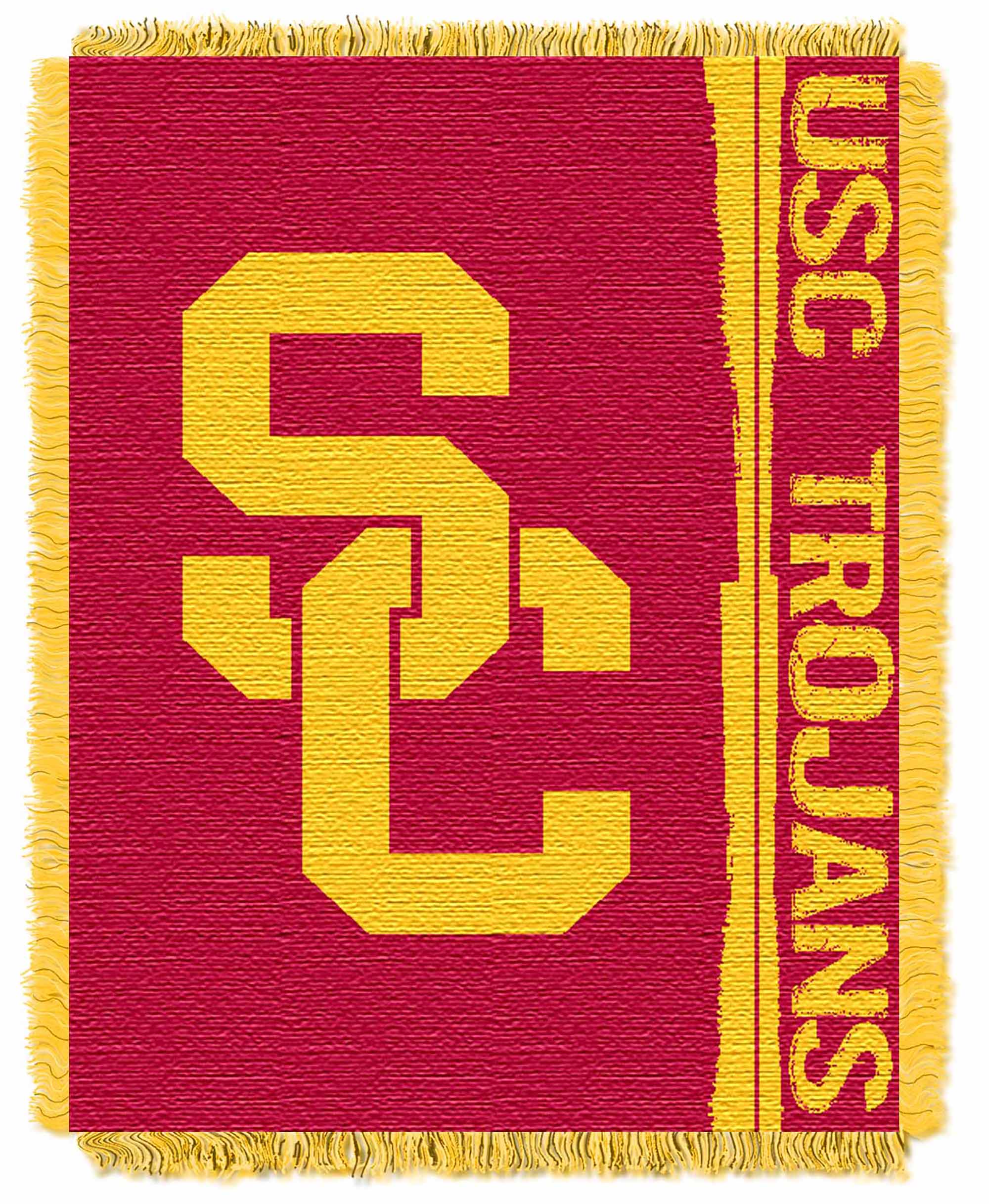 Usc Trojans Gametime Tapestry Throw Blanket