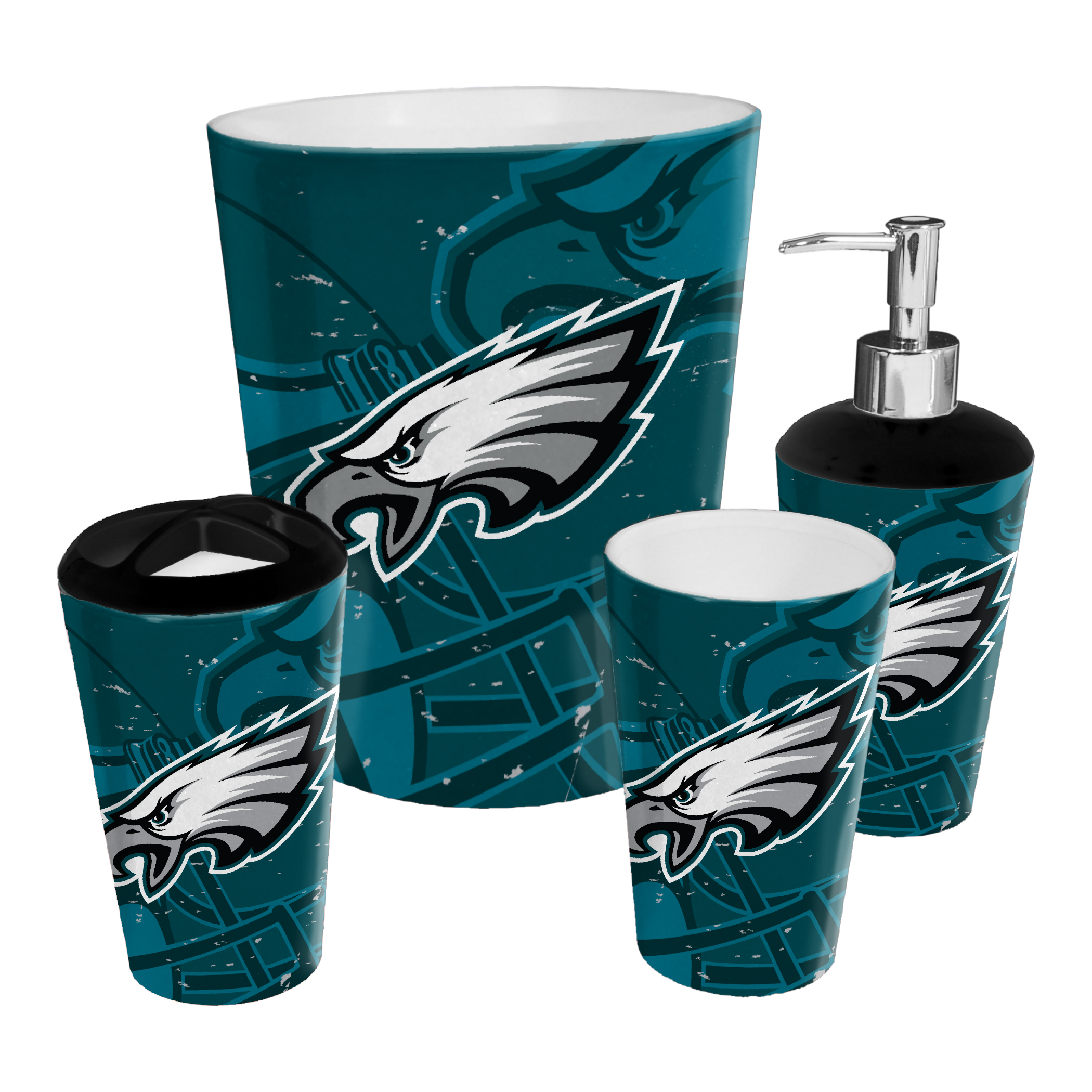 Philadelphia Eagles 4pc Bath Set Philadelphia Eagles 4pc Bath Set