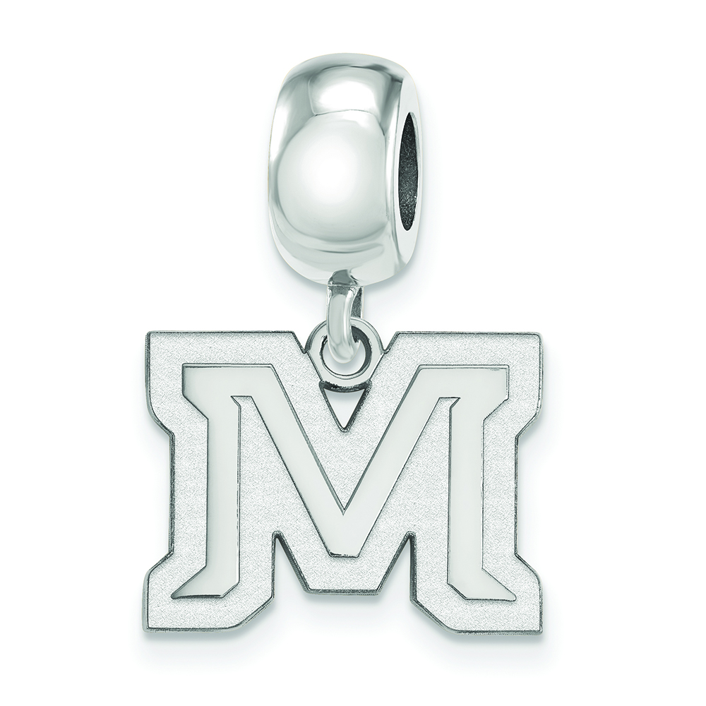 SS Montana State University XS Enamel Pendant Sterling Silver