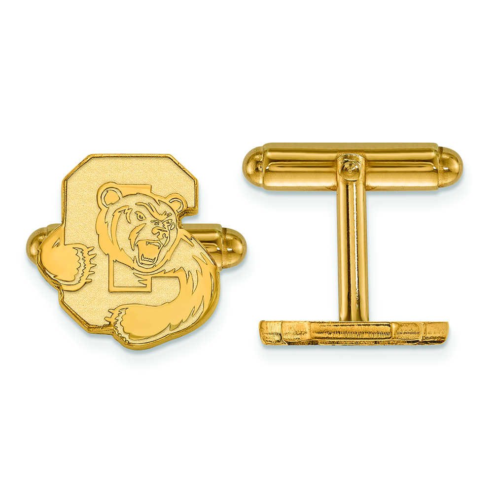 Lex & Lu LogoArt Gold Plated Sterling Silver Cornell University Cuff Links