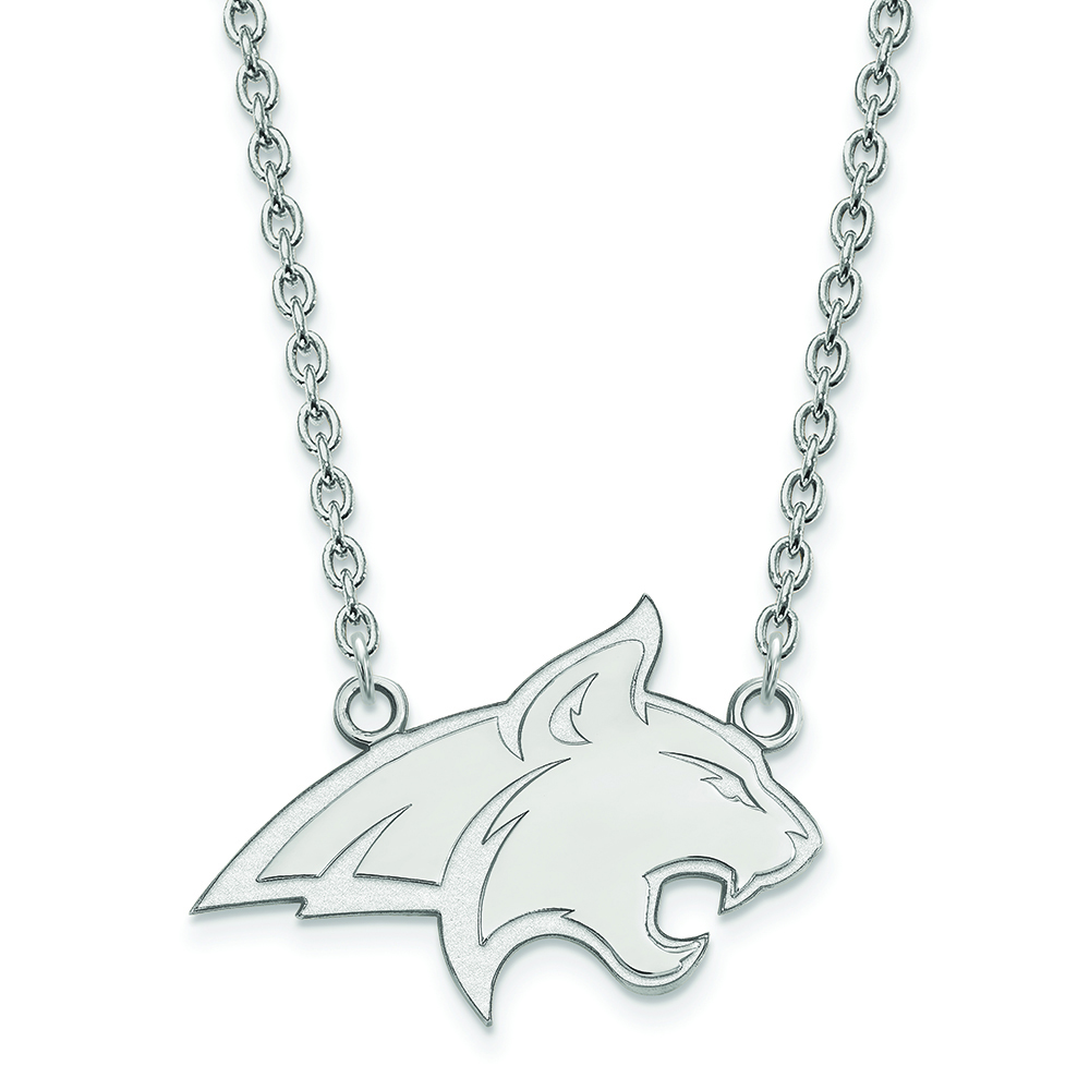 Sterling Silver Rutgers Pendant in Heart by LogoArt