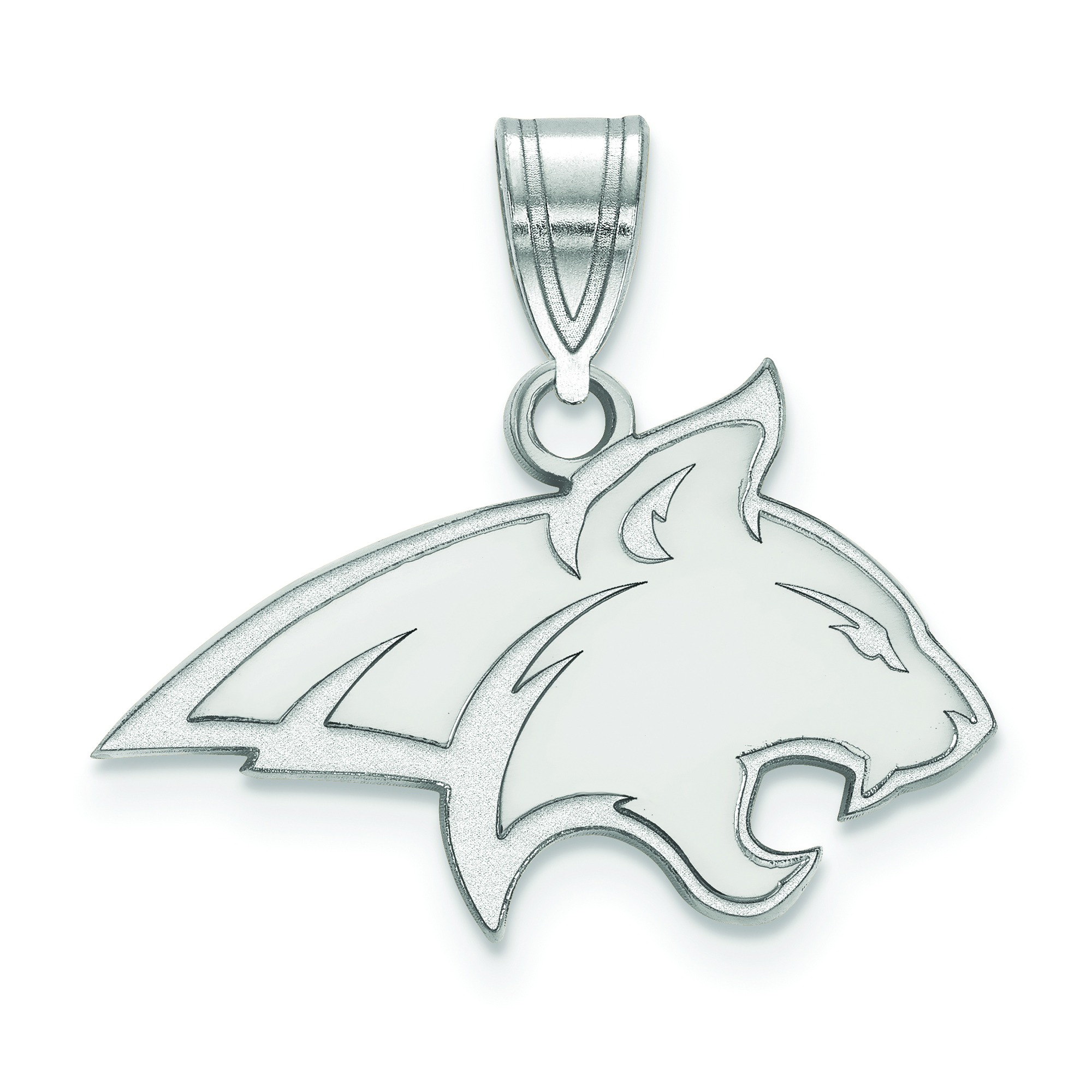 SS Montana State University XS Enamel Pendant Sterling Silver