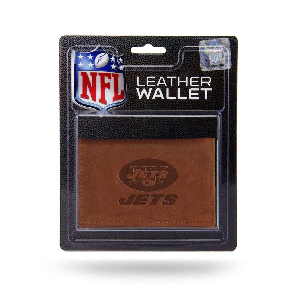 NFL New York Jets Leather Tri-Fold Wallet