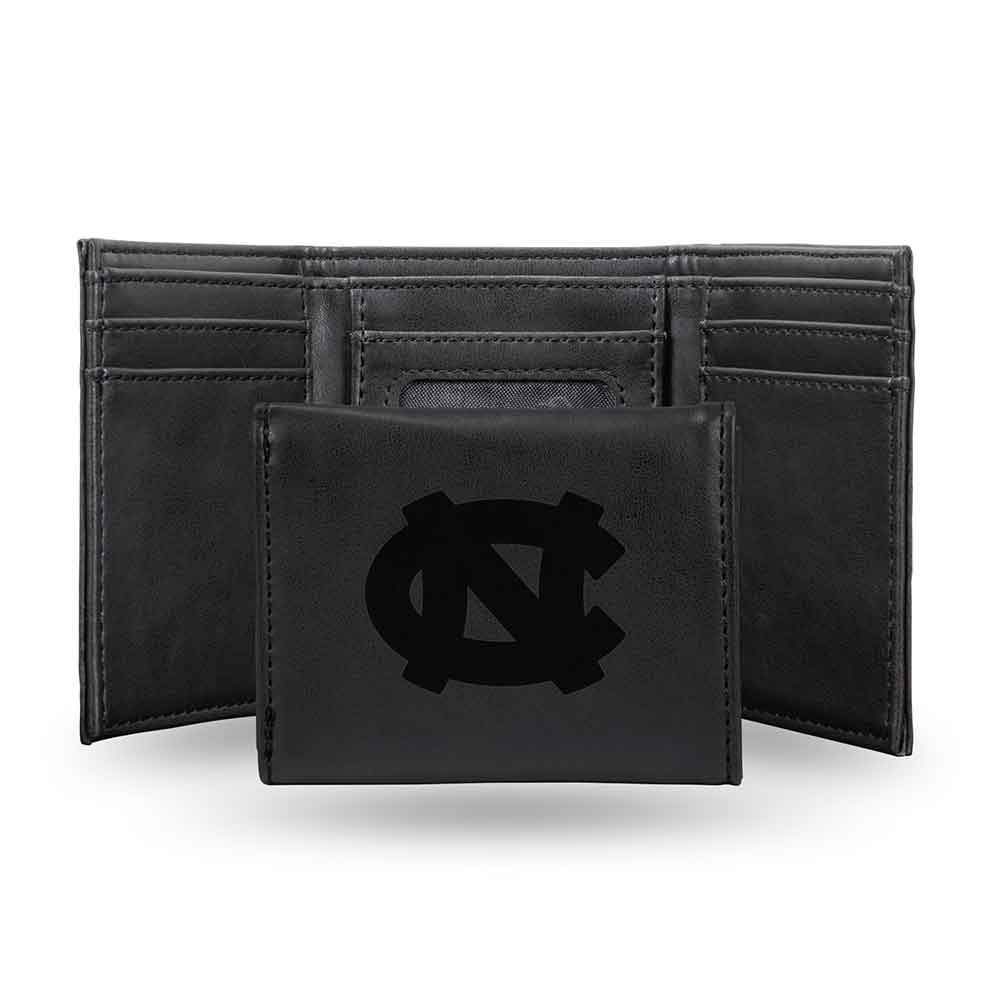 NCAA Rico Industries Laser Engraved Front Pocket Wallet North Carolina Tar Heels