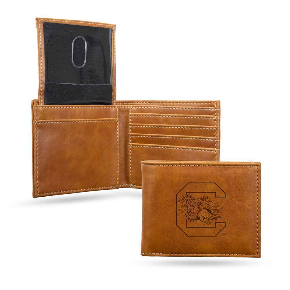 Rico Industries South Carolina Premium Leather Front Pocket Wallet 