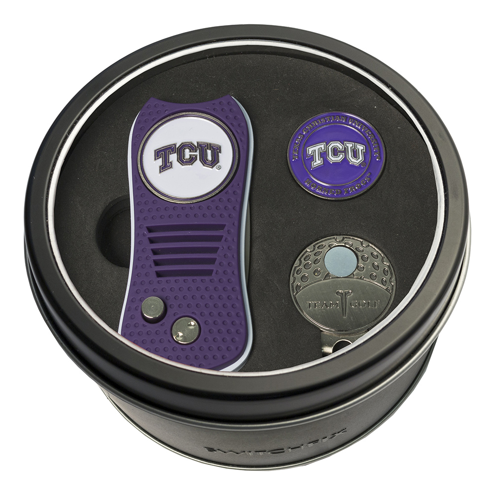 Pack of 2 TCU Horned Frogs NCAA Luggage Tags