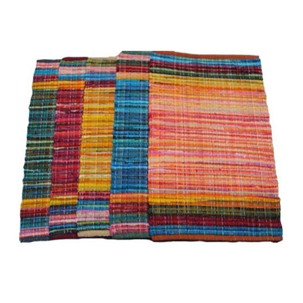 Color Splash Dorm Rug Pure Cotton Blue 40 X 60