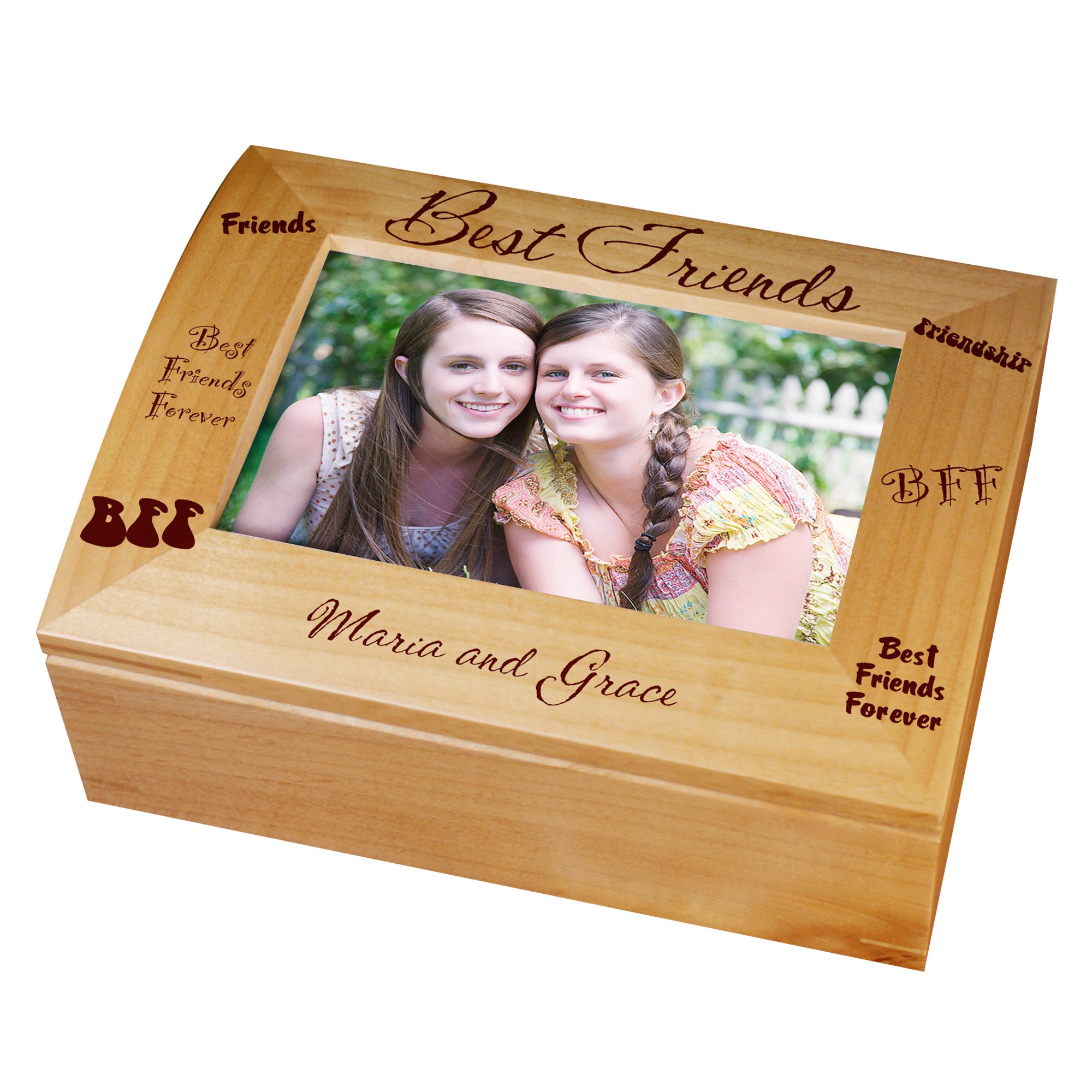 wooden keepsake box